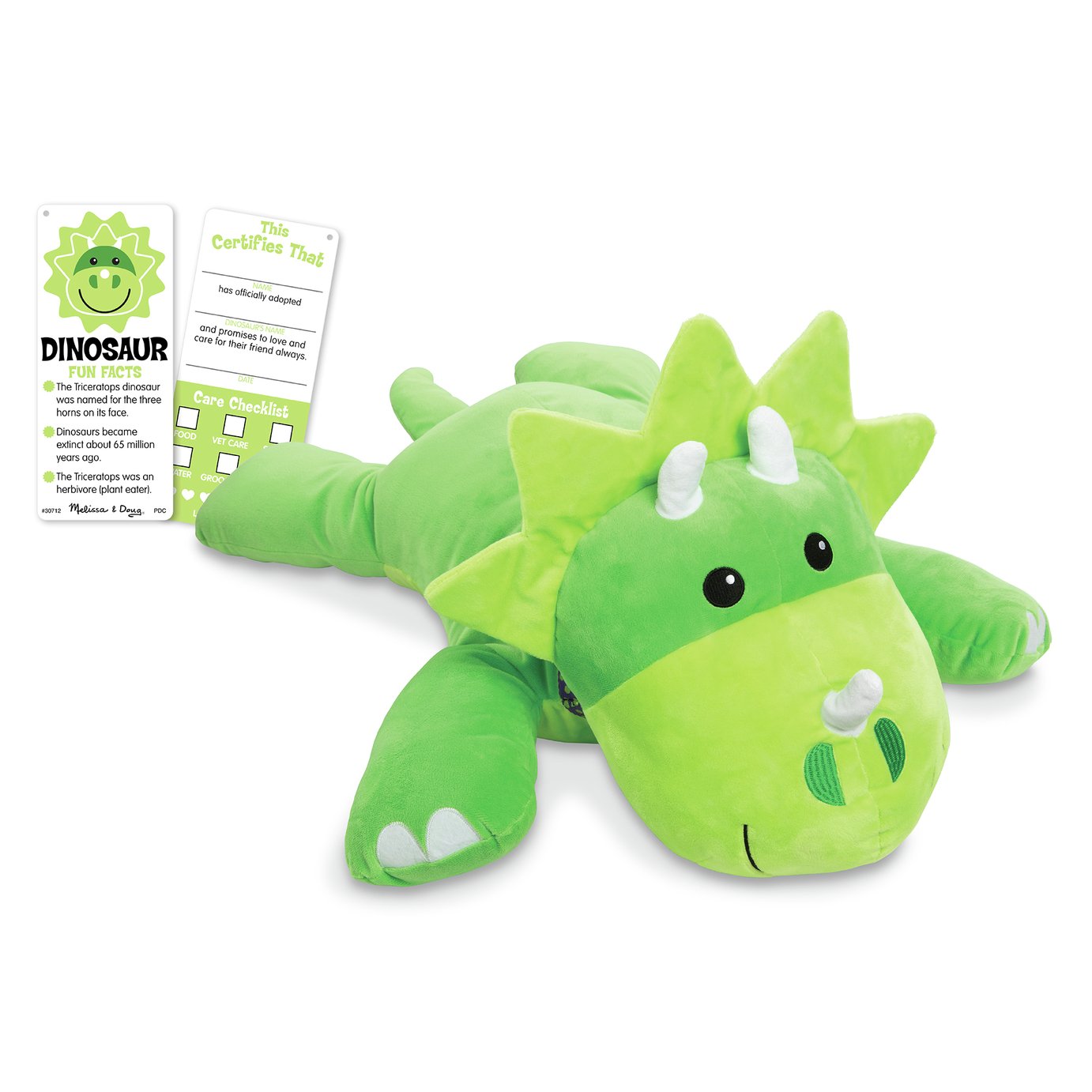 melissa and doug plush dinosaur