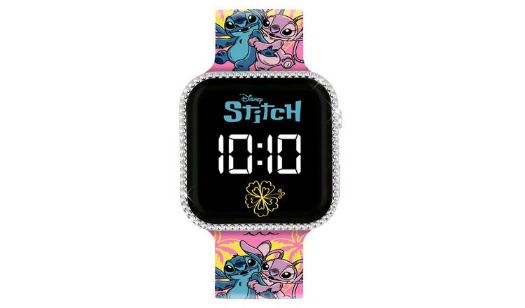 Disney Kids Lilo & Stitch Silicone LED Watch