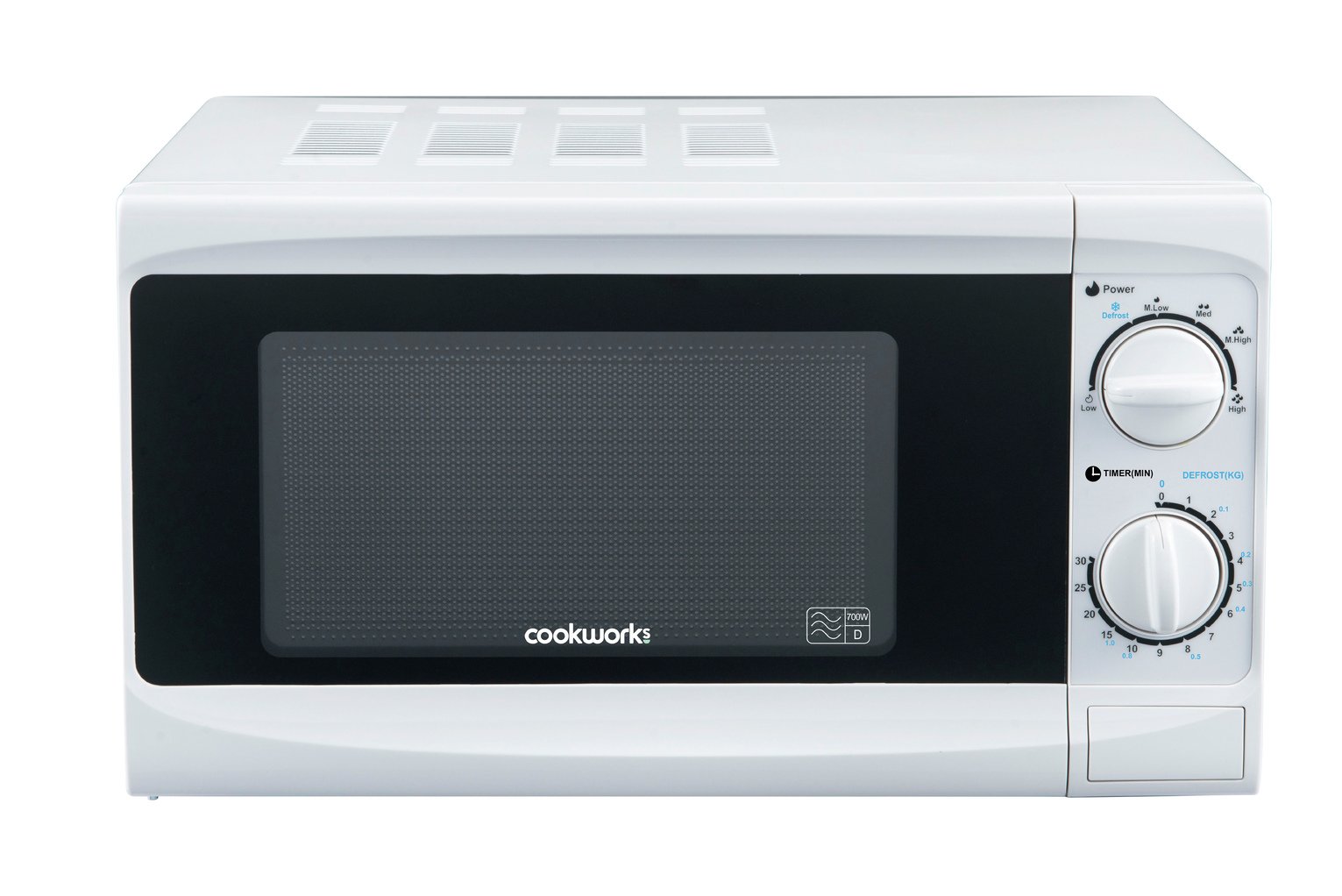 Cookworks 700W Standard Microwave MM7 - White