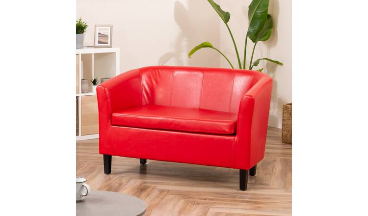 Artemis Home Meriden 2 Seat Tub Sofa - Red