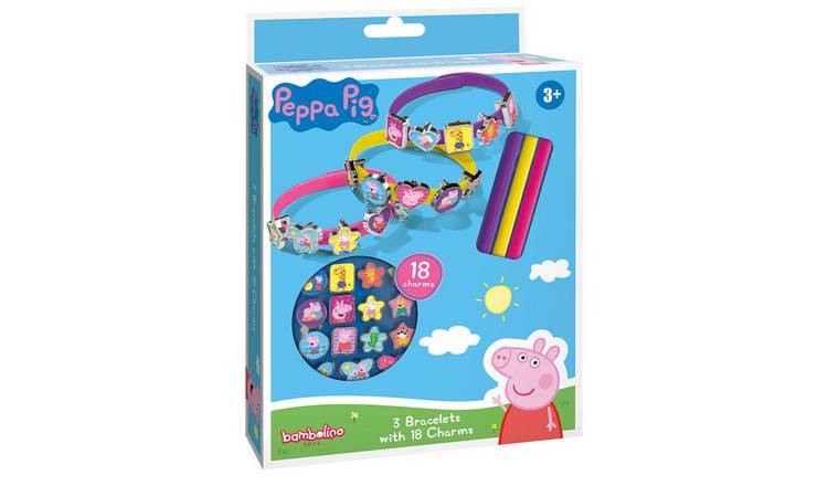 Totum Peppa Pig Bracelets and Charms Craft Set - Age 3+
