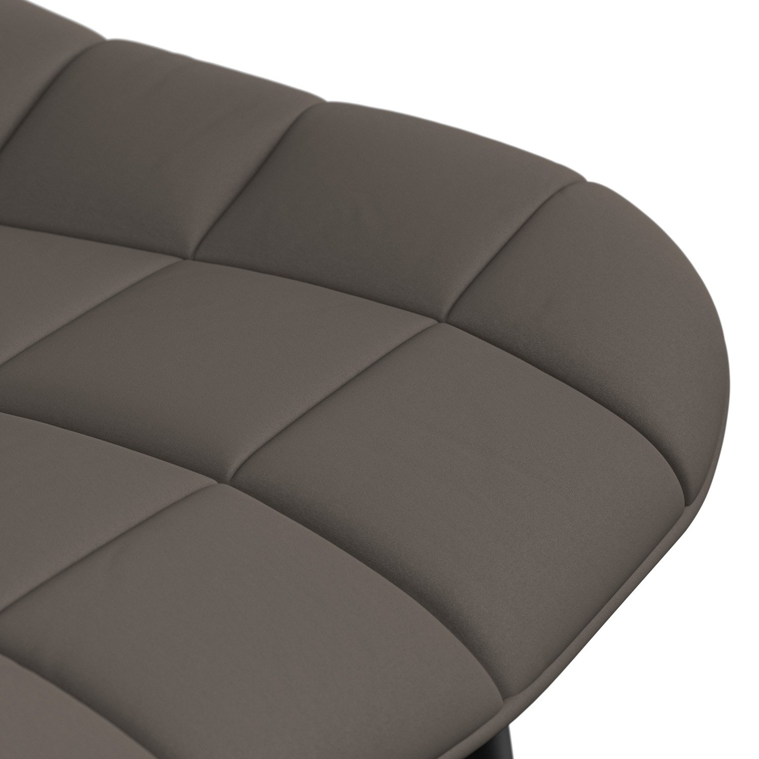 Furniture Online Arlo Nova Walnut Top w Wal Legs Dining Table & 4 Grey Chairs - Image 5