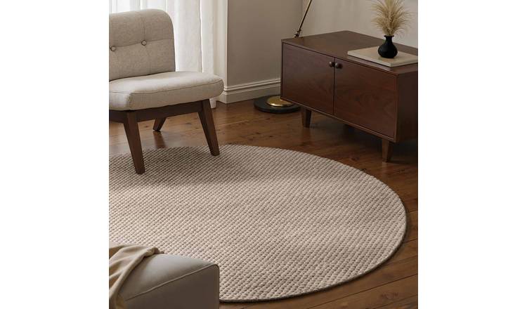 Hanse Home Beige Lyon Beans Round Rug - 200cm