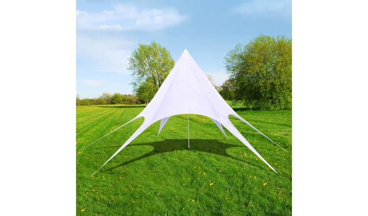 Walplus 14 m Hexagon Star Garden Gazebo Pavilion