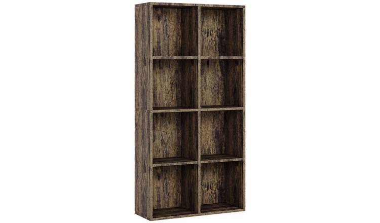 Vida Designs 8 Cube Storage Unit - Dark Wood
