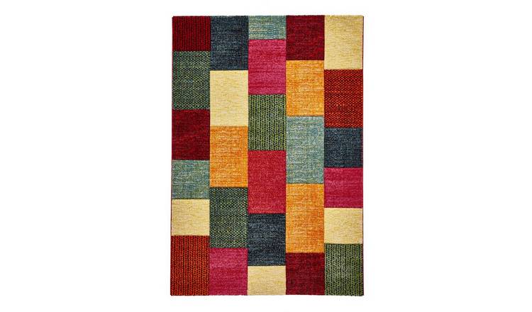 Mega Flooring Multi Handmade Geometric Rug - 120 x 170cm