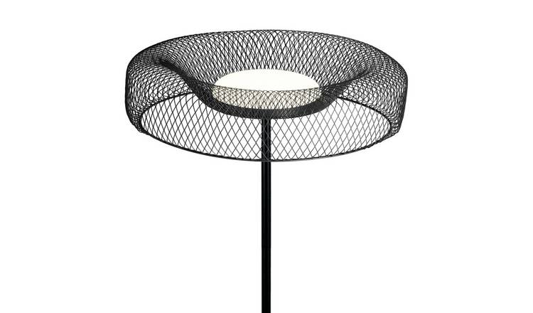 Osram Decor Mesh 18.5W 830 LED Modern Standing Tall Floor Lamp - Black