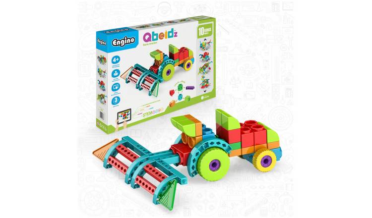 Engino QBoidz Farm Tractor 10 Model STEM Set