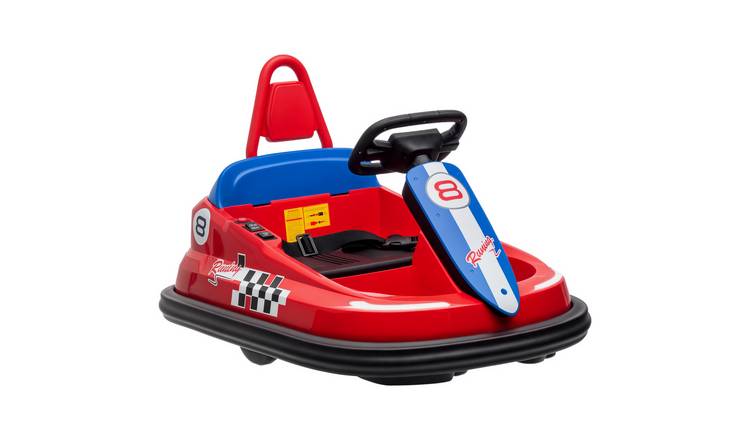 HOMCOM 6V 2 Speed 18 to 48 Months 360 Rotation Electric Ride on Car – Red