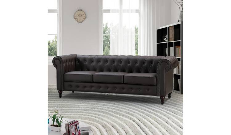Artemis Home Richland 3 Seat Sofa - Brown