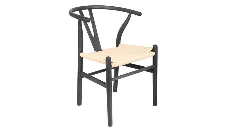 Nicholas Winter Beech Wood Danish Style Dining Chair - Black