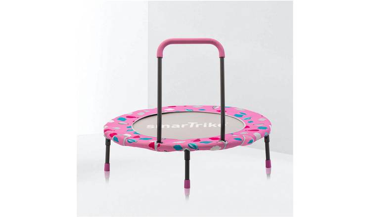 SmarTrike 3 in 1 Folding Indoor Activity Centre Trampoline - Pink