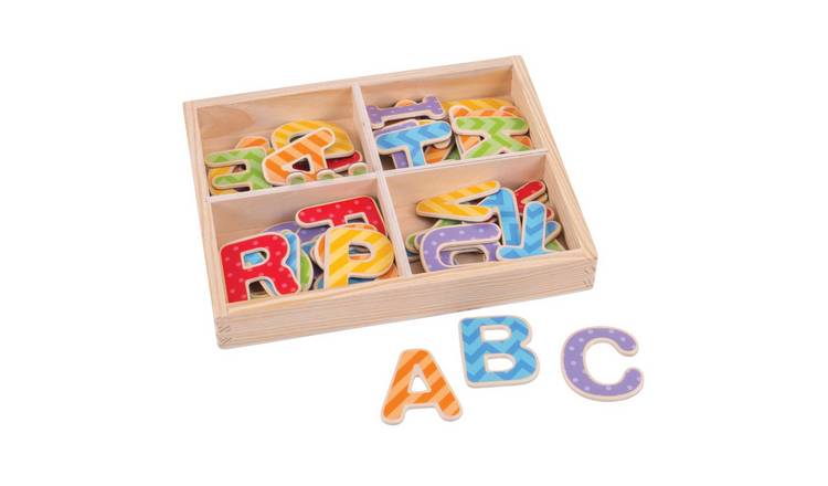 Bigjigs Toys Magnetic Letters (Uppercase) - 3 Years +
