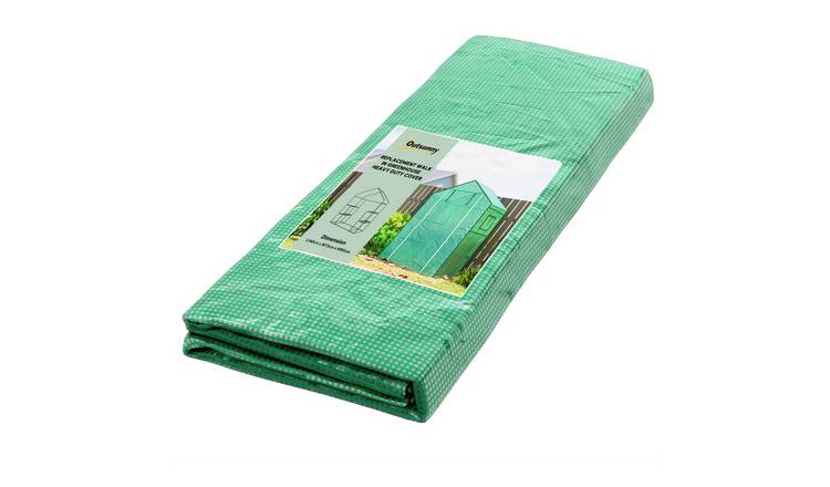 Outsunny PE Roll-up Door Greenhouse Cover - Green