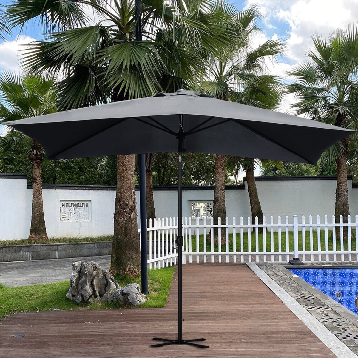 argos patio umbrella stand Shademaker Solaris 10' Octagon Crank Lift (SOL-30) With dozens of fabric styles to choose from Buy Argos Home Granite Parasol