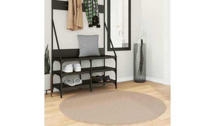 Walplus HUARTE Polyester 18 mm Pile Rug - Sand - 120 cm