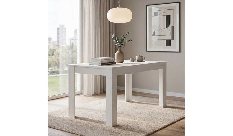 Vida Designs Medina 4 Seater Dining Table - White