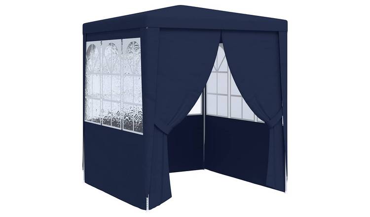 Walplus 2 x 2 m 90gsm Professional Party Tent with Side Walls - Blue