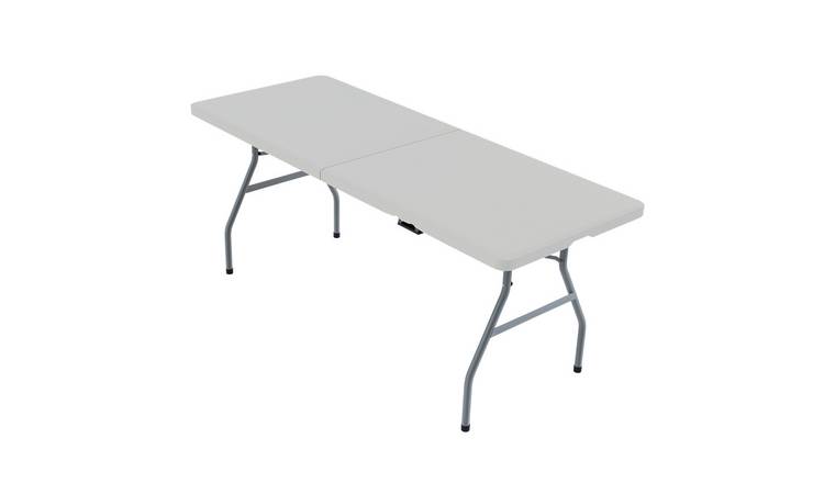 Home Vida 6ft Indoor & Outdoor Folding Table - White
