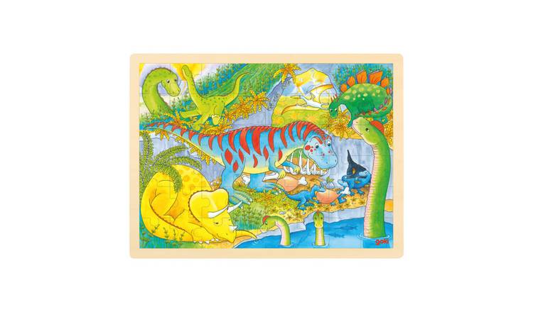 Goki Dinosaur 48 Piece Wooden Jigsaw Puzzle