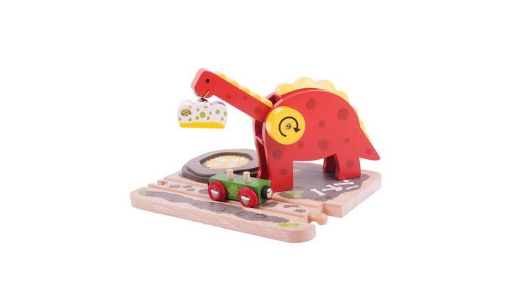 Bigjigs Rail Dino Crane - 3 Years +