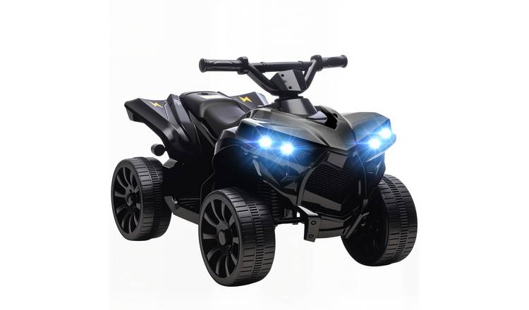 AIYAPLAY 6V 18 to 56 Months LED Music Electric Ride on Car – Black