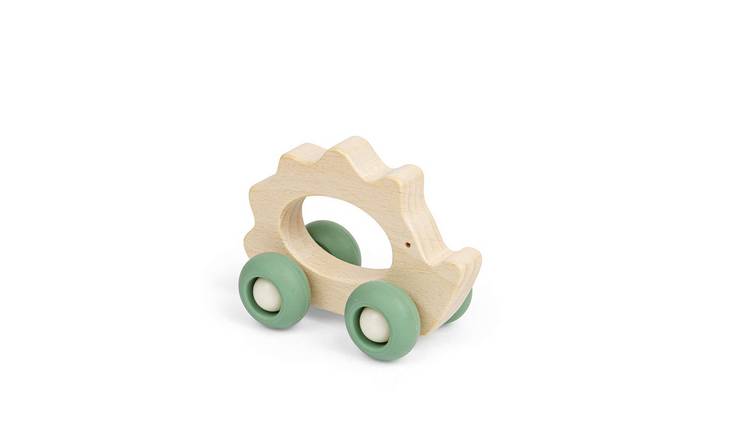 Bigjigs Toys Mini Animal Push Alongs Hedgehog - 12 Months +