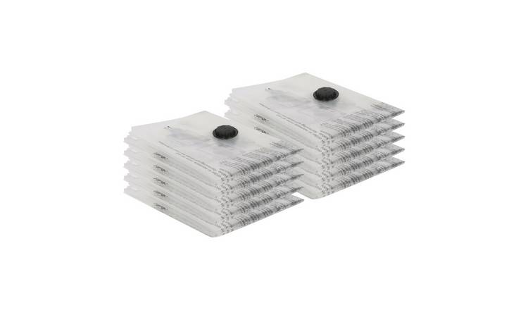 Harbour Housewares Vacuum Storage Bags - Medium (50 x 70cm) - White - Pack of 10
