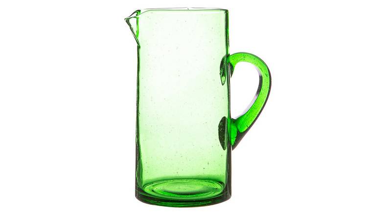 Nicola Spring Jebel Recycled Glass Jug - Green