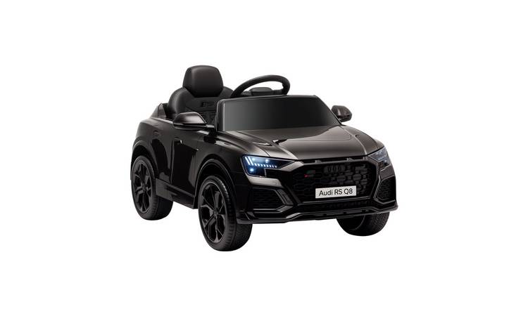 HOMCOM Audi RS Q8 6V 7Ah 3-5 Years Remote Control Electric Ride On Car – Black