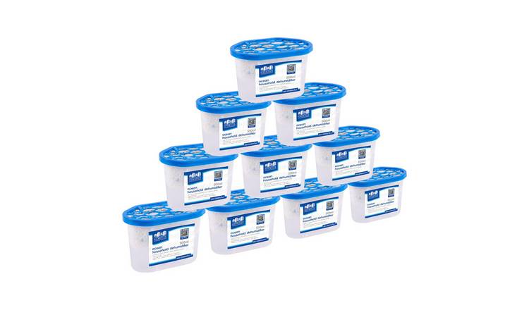 Harbour Housewares Interior Dehumidifiers - Ocean - Pack of 10 - 500ml