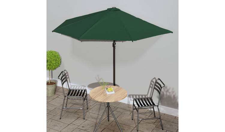 Walplus Garden Parasol - Green - 300 x 155 x 223 cm