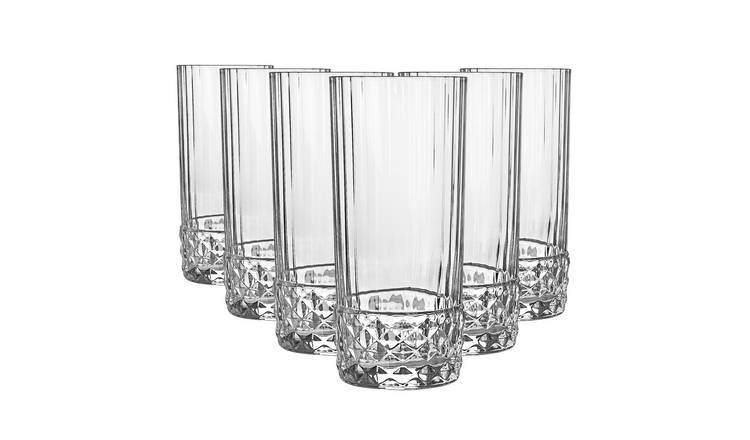 Bormioli Rocco America '20s Highball Glasses - 480ml - Clear - Pack of 6