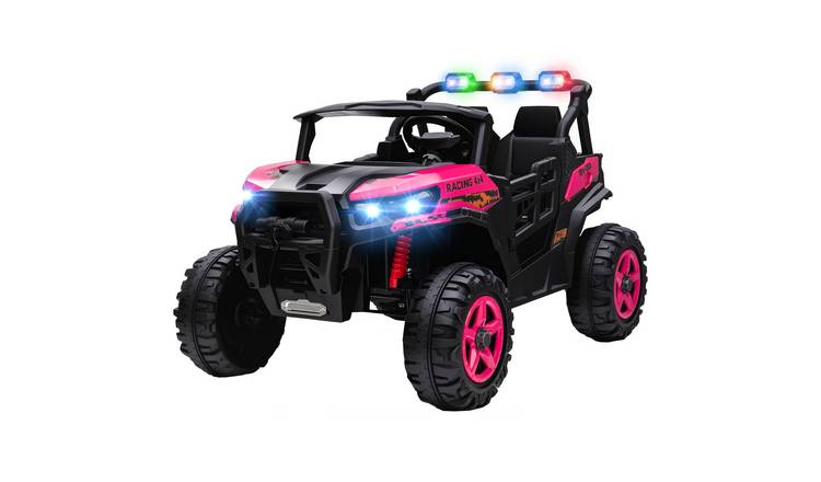 AIYAPLAY 24V 2 Seater Remote Control Electric Ride On Truck – Pink