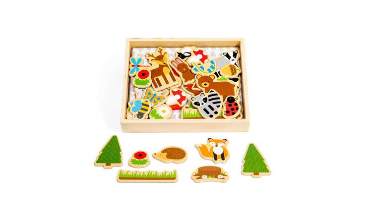 Bigjigs Toys Woodland Magnets - 3 Years +