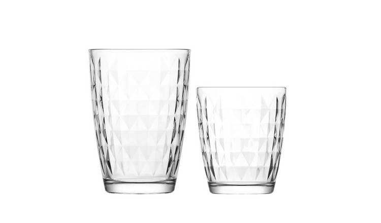 LAV 12 Piece Artemis Glassware Set - Clear