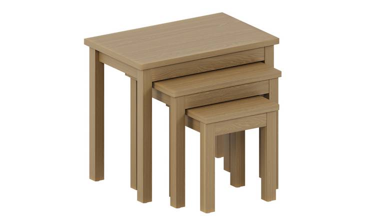 Vida Designs Oakridge Nest of Tables - Natural
