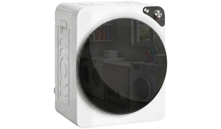 HOMCOM 5kg Vented Tumble Dryer with 5 Drying Modes - White