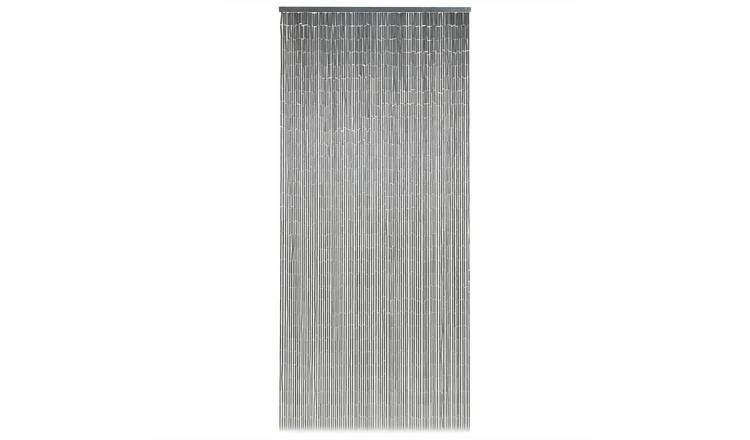 Walplus Bamboo Insect Door Screen - Dark Grey - 90 x 200 cm