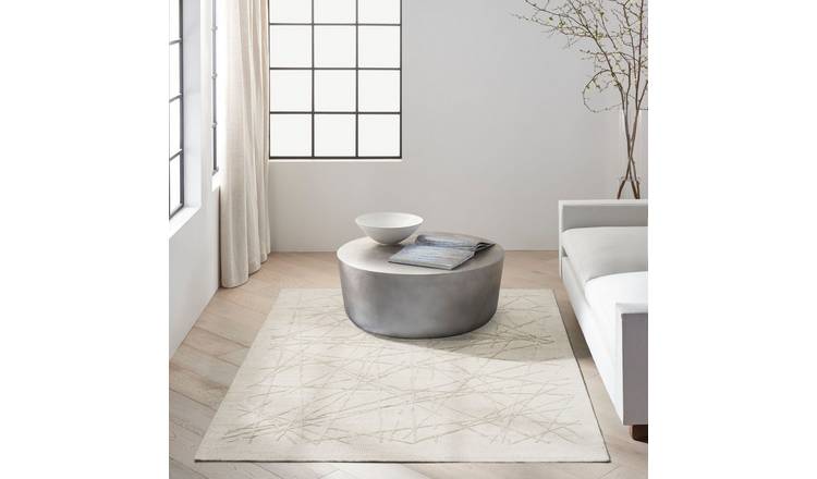 Mega Flooring Grey Modern Abstract Rug - 160 x 221cm