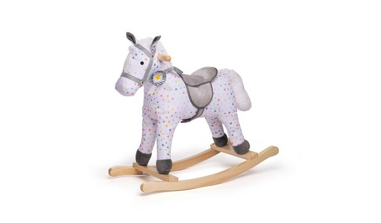 Bigjigs Toys Patterned Rocking Horse - 12 Months +