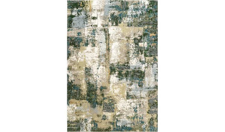 Mega Flooring Green Modern Abstract Rug - 160 x 230cm