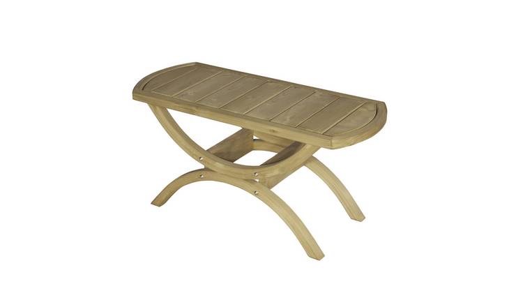 Amazonas Globo Siena Tavolino Weather-Resistant Wooden Side Table – Natural