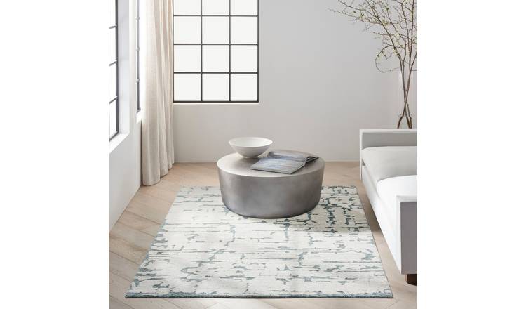 Mega Flooring Blue Handmade Abstract Rug - 160 x 221cm