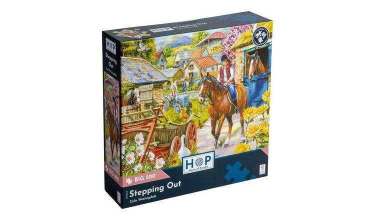 The House of Puzzles Stepping Out BIG 500 Piece Jigsaw Puzzle