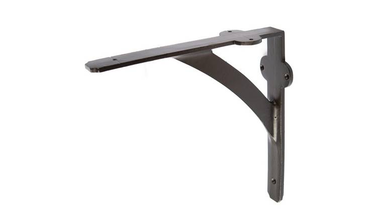 Hammer & Tongs Iron Shelf Bracket - Black