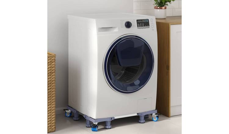 Walplus Stainless Steel Washing Machine Base - Grey - 67 x 67 x 12 cm
