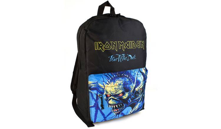 Rock Sax Iron Maiden Adult Womens Backpack - Black