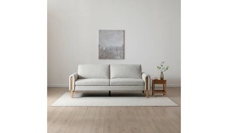 Kyoto Thea Small Double Fabric Sofa Bed - Natural