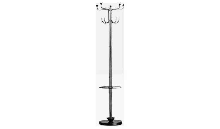 Buy Argos Home Coat, Hat and Umbrella Stand - Black and Chrome | Coat